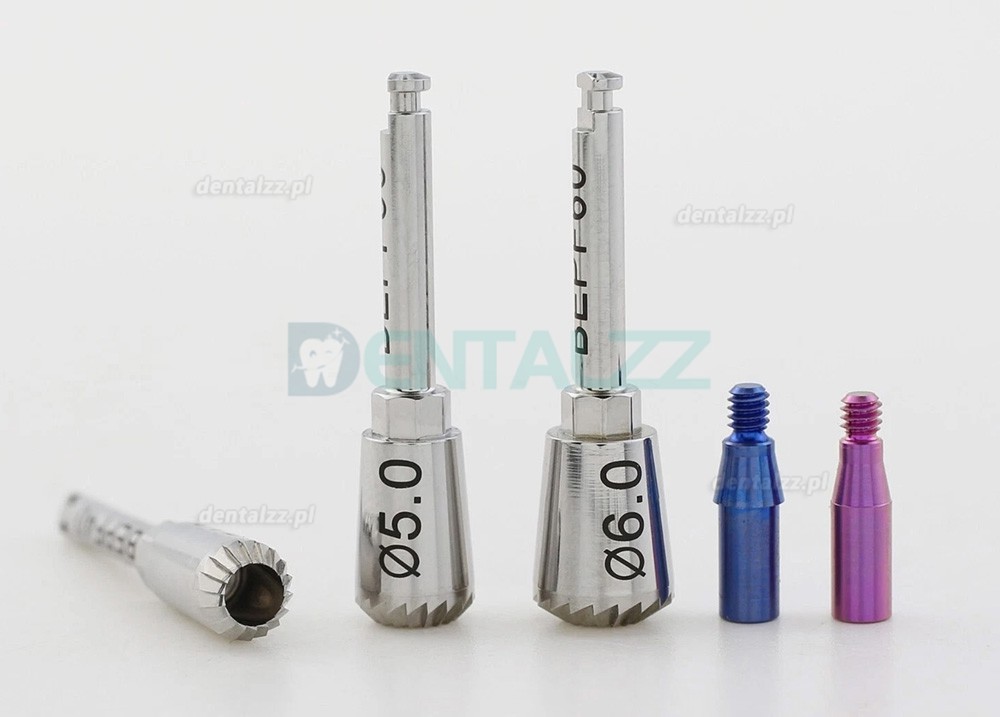 Zestaw Profilera Kości do Implant&oacute;w Stomatologicznych 4.0 5.0 6.0 ze Śrubami Prowadzącymi